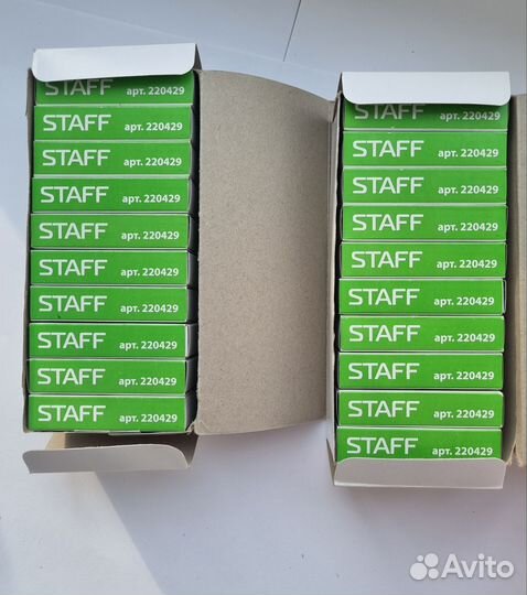 Скобы для степлера 24/6 staff