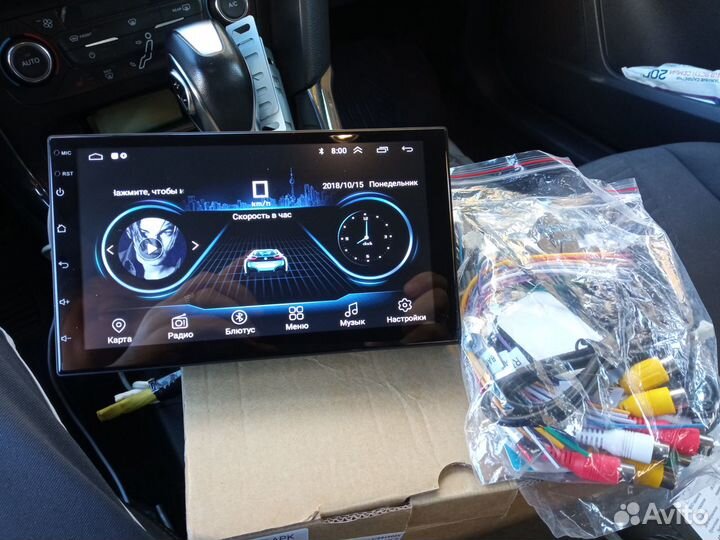 2DIN магнитола,Android,1/16 Гб,GPS,сенсор, новая