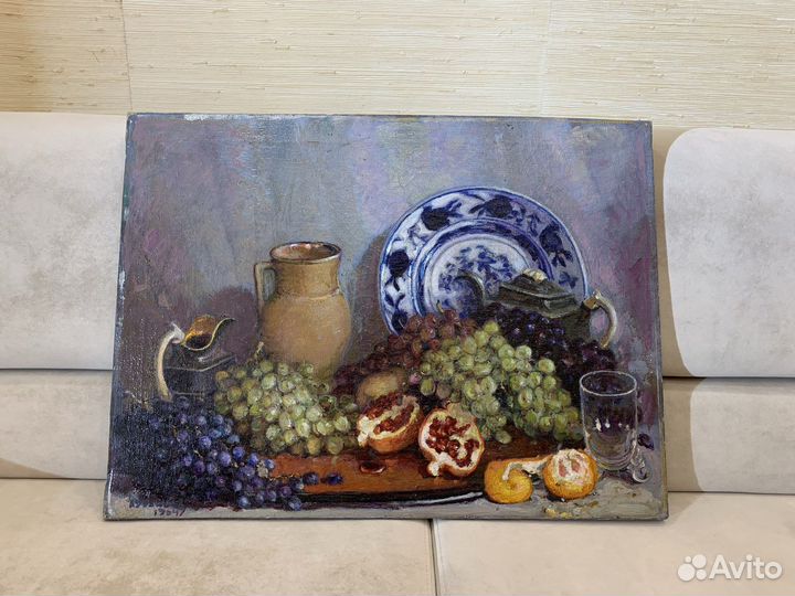 Картина «Гранаты и виноград» 1964 г., Уханова А.В