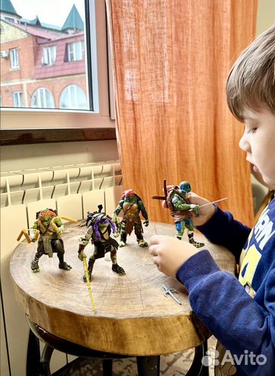 Набор Черепашки Ниндзя 4шт/Донателло/Майк/Лео/Раф