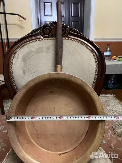 Латунный таз
