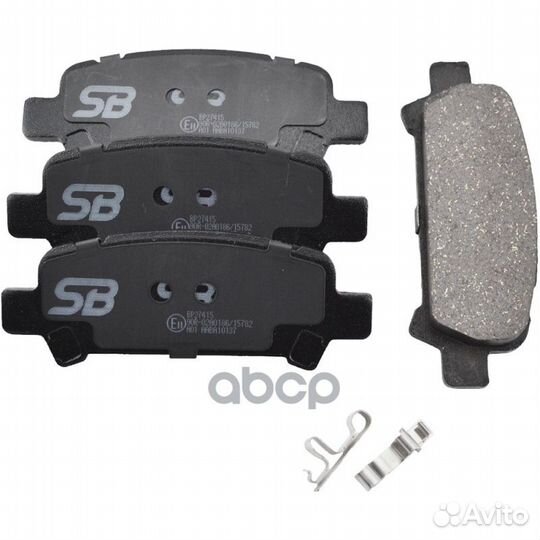 Колодки тормозные subaru forester 2.0 2005 - по