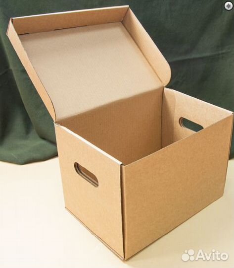 Коробка картонная архивная (Архивный короб)