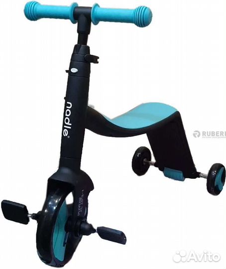 Детский велосипед 3 в 1, самокат-беговел-велосипед