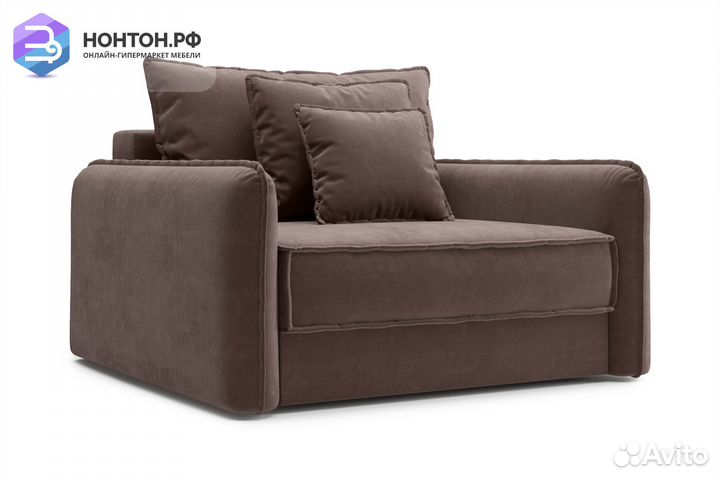 Кресло тик-так Антей коричневое