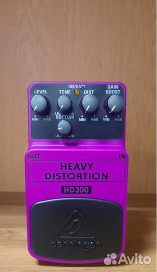 Behringer HD300 — педаль дисторшн