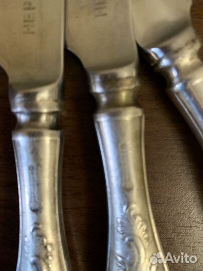 Ножи столовые мельхиор СССР