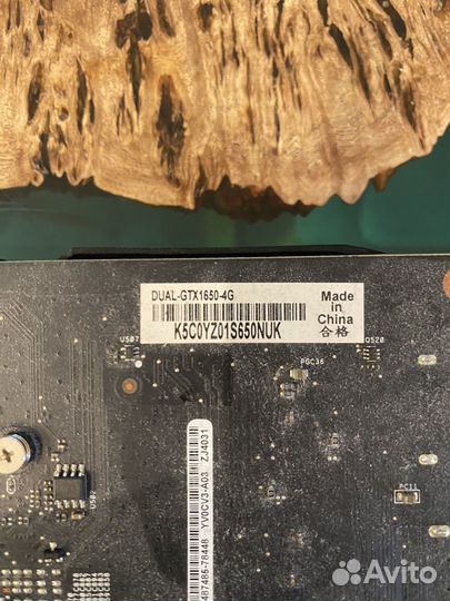 Видеокарта Dual GTX1650 4Gb asus