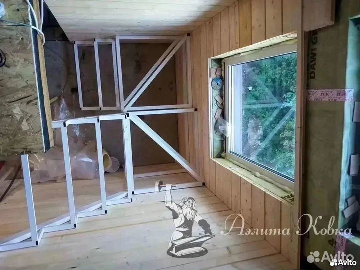 Лестница под зашивку № 957