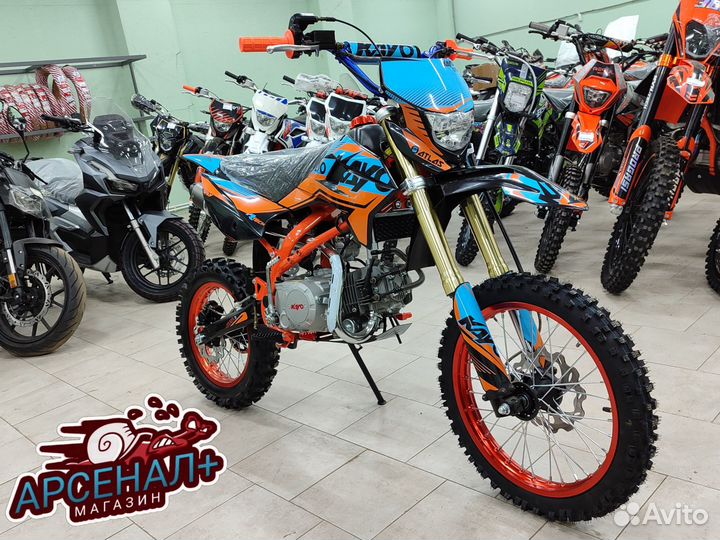 Питбайк kayo evolution yx140em (эл.стартер)