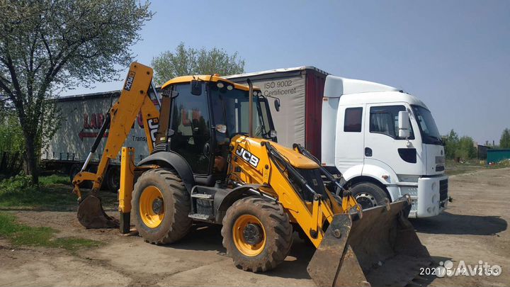 Услуги экскаватора погрузчика JCB Ямобур