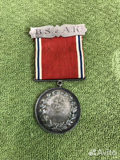 Масонский орден 1916г, BS/AK (серебро)