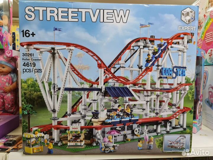 Конструктор Эксперт Американские горки 4619деталей
