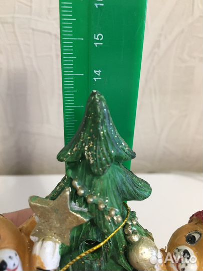Фигурка новогодняя с подсветкой