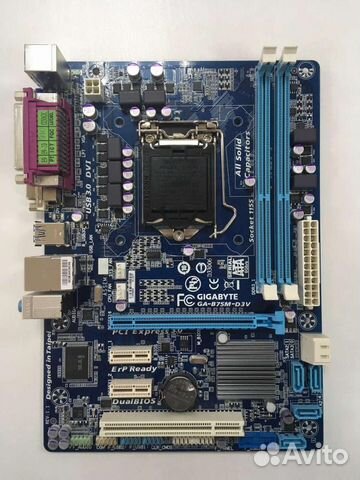 Материнская плата gigabyte GA-B75M-D3V купить в Иваново | Электроника ...