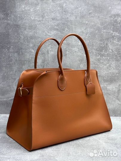 Большая сумка с ручками натуральная кожа The Row