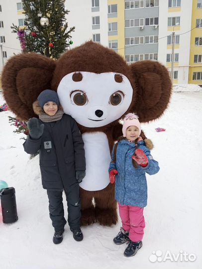 Белый мишка поздравление, чебурашка, Горилла