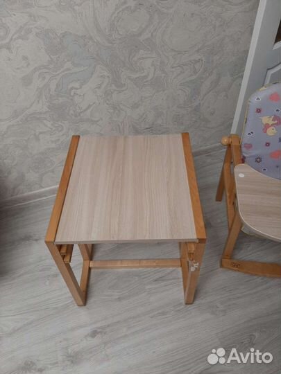 Детский стол и стул трансформер