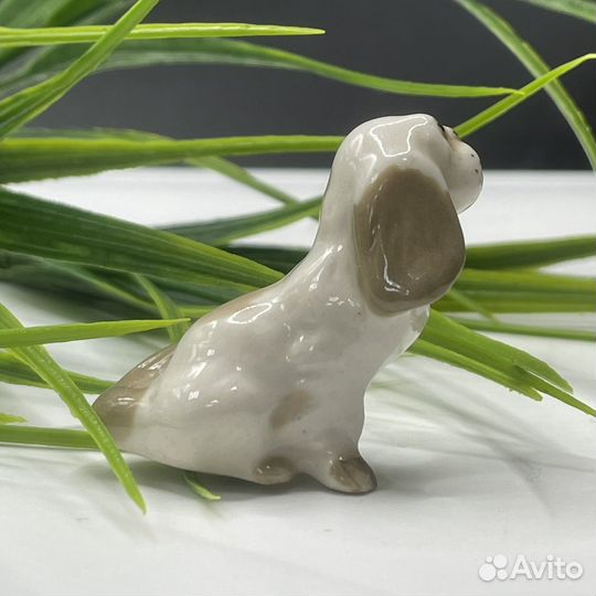 Фарфоровая статуэтка лфз Болонка СССР (сзр)