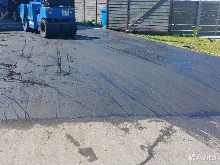 Асфальтирование, укладка асфальта