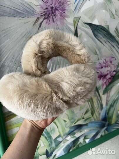 Меховые наушники