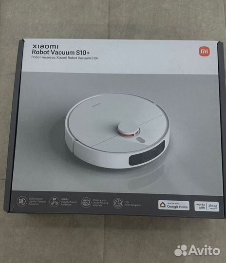 Робот-пылесос Xiaomi Mi Robot Vacuum S10+