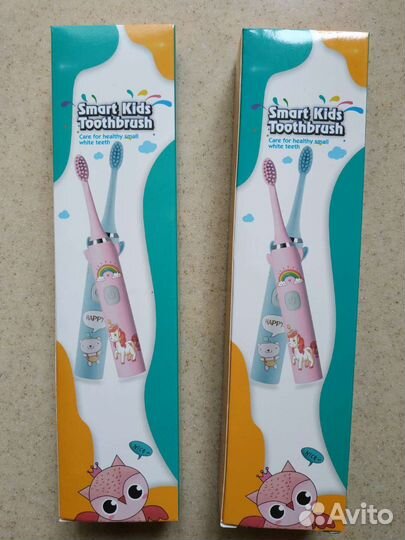 Новая электрическая зубная щетка детская