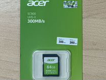 Acer 64GB UHS II V90 Super Speed 4K sdxc