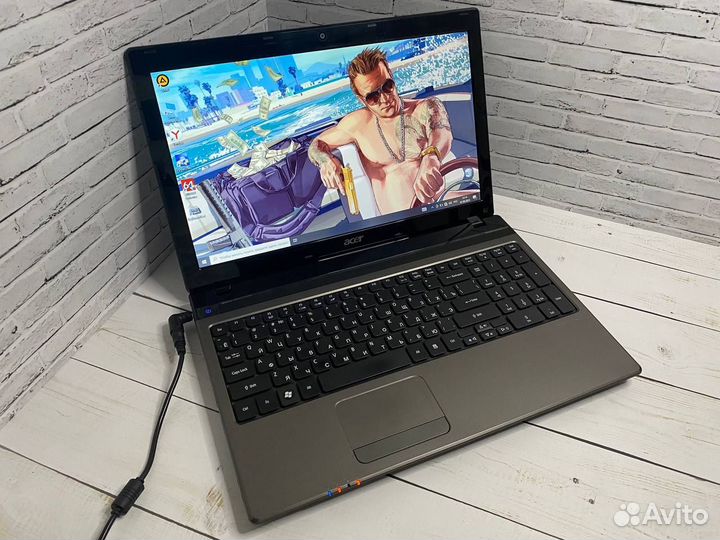 Производительный ноутбук Acer 6 Gb / SSD + HDD