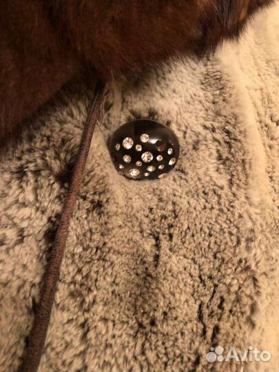 Шуба мутон норка