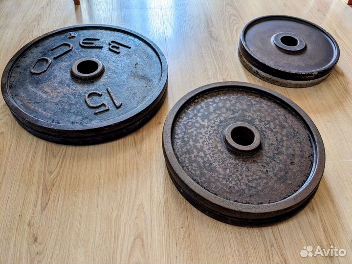 Блины 10 кг, 12.5 кг, 15 кг