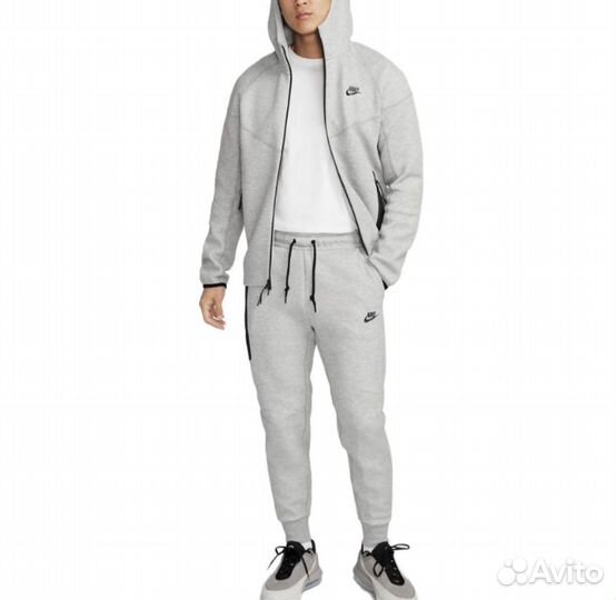 Зип худи Nike Tech Fleece Windrunner Grey