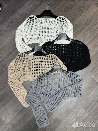 Вязаный топ