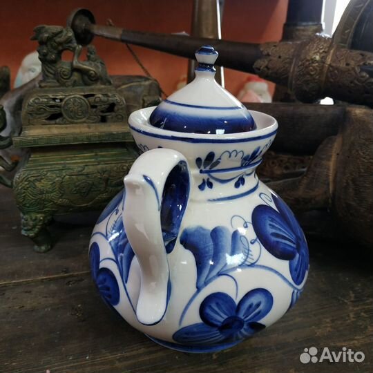 Чайник Гжель СССР