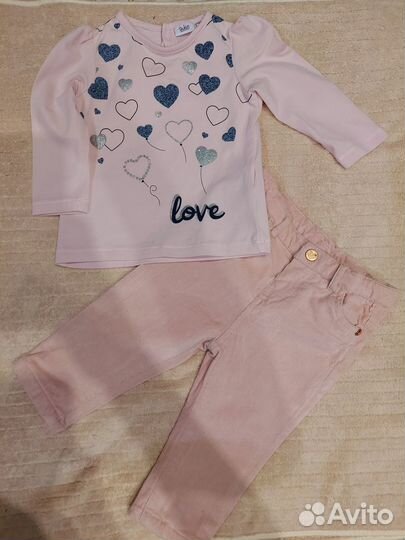 Костюм для девочки р-р 68, 6-9 месяцев