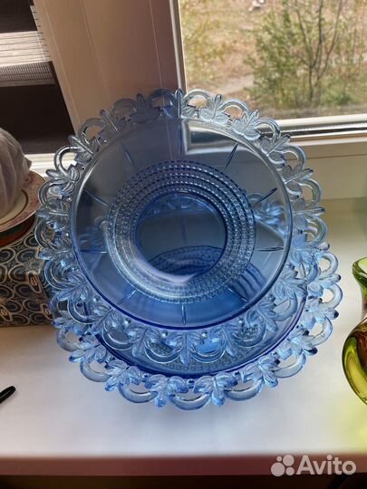 Посуда цветное стекло СССР