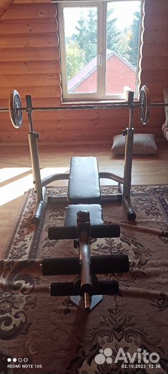 Скамья для жима со штангой