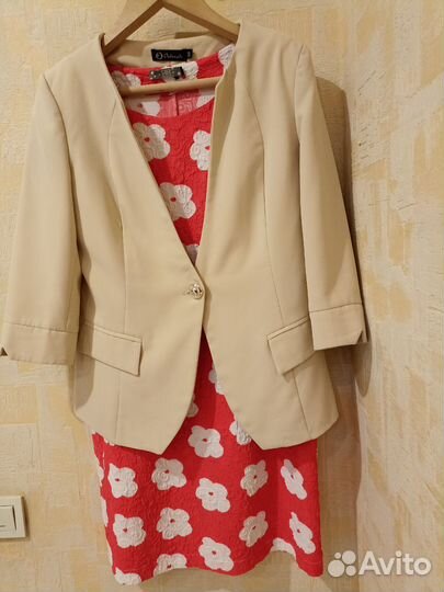 Платье с жакетом