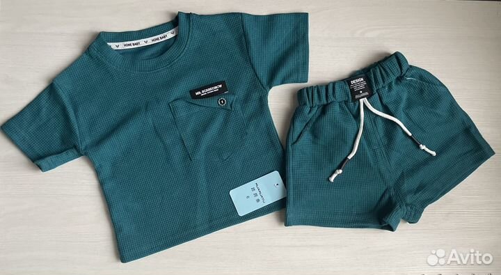 Костюм на лето новый 90, 100