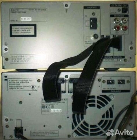 Двухблочная Hi-Fi минисистема Sony MHC-WZ5 Винтаж