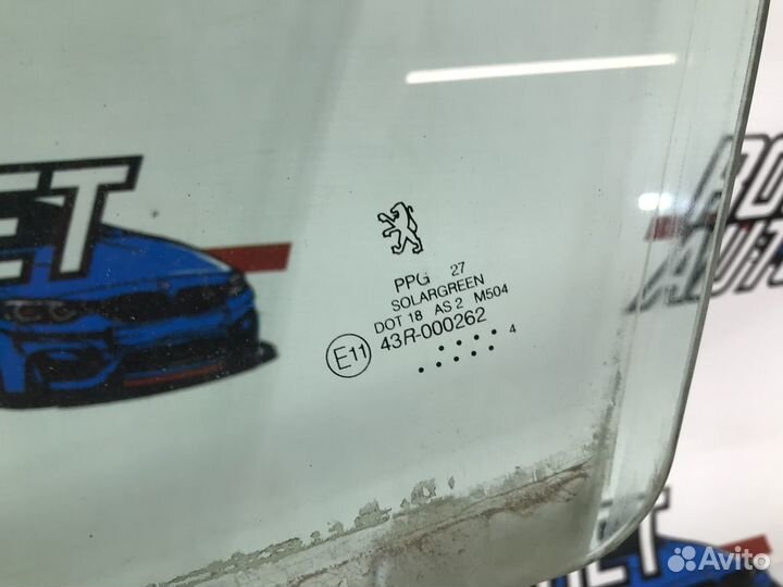 Стекло передней левой двери Peugeot 407 9201H0