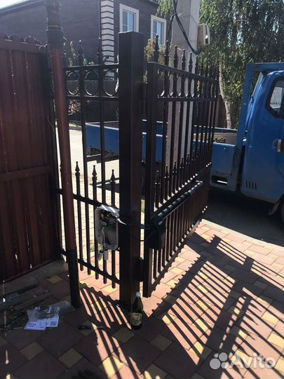 Привод для распашных ворот установка до 36 ч