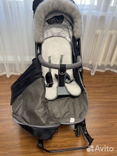 Детские санки коляска ника