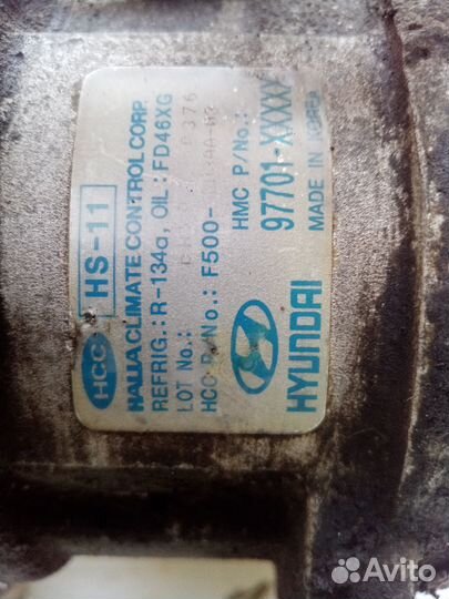 Компрессор кондиционера KIA picanto 1 (04)