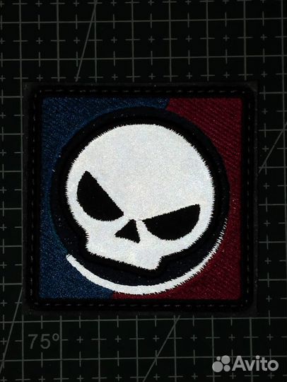 Индивидуальный фликер патч нашивка с липучкой
