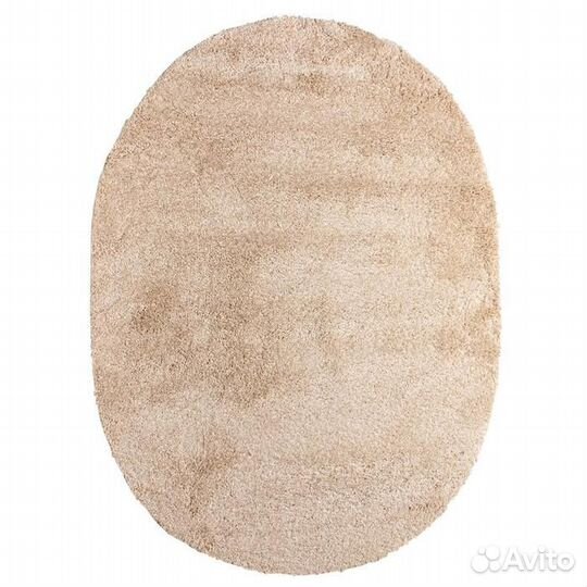 Ковёр Фризе 'Шегги', цвет меланж, овал 200х300 см