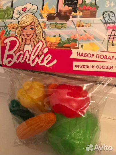 Детский набор игрушек из фруктов и овощей