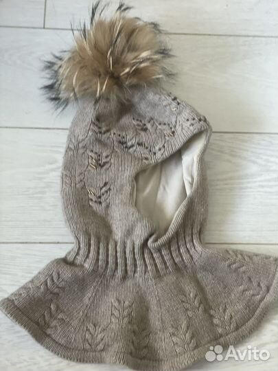 Шапка шлем для девочки