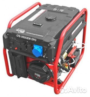 Бензогенератор Elitech сгб 9500 ем про