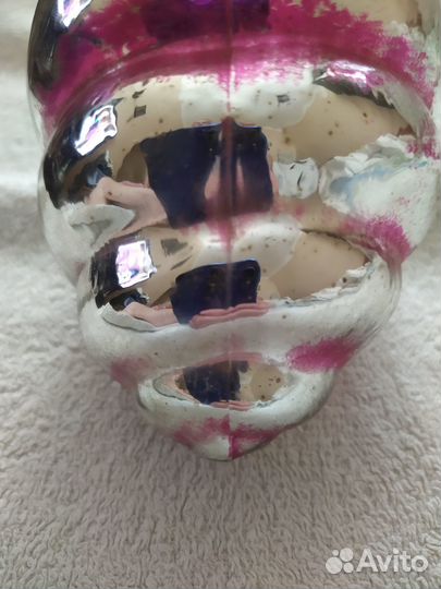 Елочные игрушка СССР. Ракушка. 13см